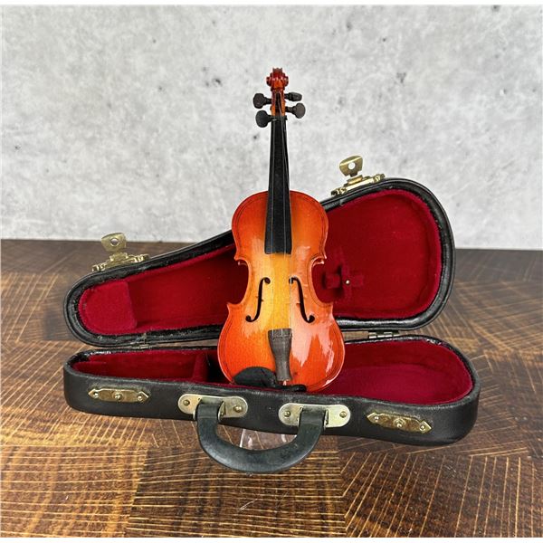 Miniature Violin In Case