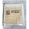 Image 12 : Binder of Antique Historic Montana Paper Ephemera