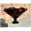 Image 1 : C. Habel Art Glass Ruffled Compote