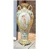 Image 1 : Hand Painted Nippon Porcelain Peacock Vase