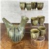 Image 2 : Frances Senska Montana Studio Pottery Wine Set
