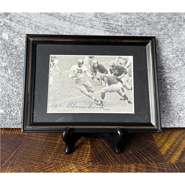 Doc Blanchard Autographed Football Print