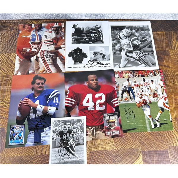 Collection of Autographed Football Photos