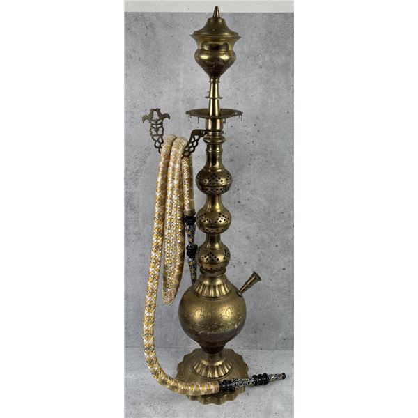 Vintage Large Brass Hookah