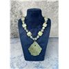Image 1 : Carved Jade Necklace