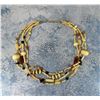 Image 2 : Carved Bone And Stone Necklace