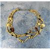 Image 3 : Carved Bone And Stone Necklace