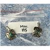 Image 3 : Navajo Sterling Silver Turquoise Cuff Links