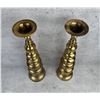 Image 3 : Pair of Mid Century Brass Altar Candlesticks