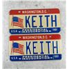 Image 1 : 1981 Presidential Inauguration License Plate Set