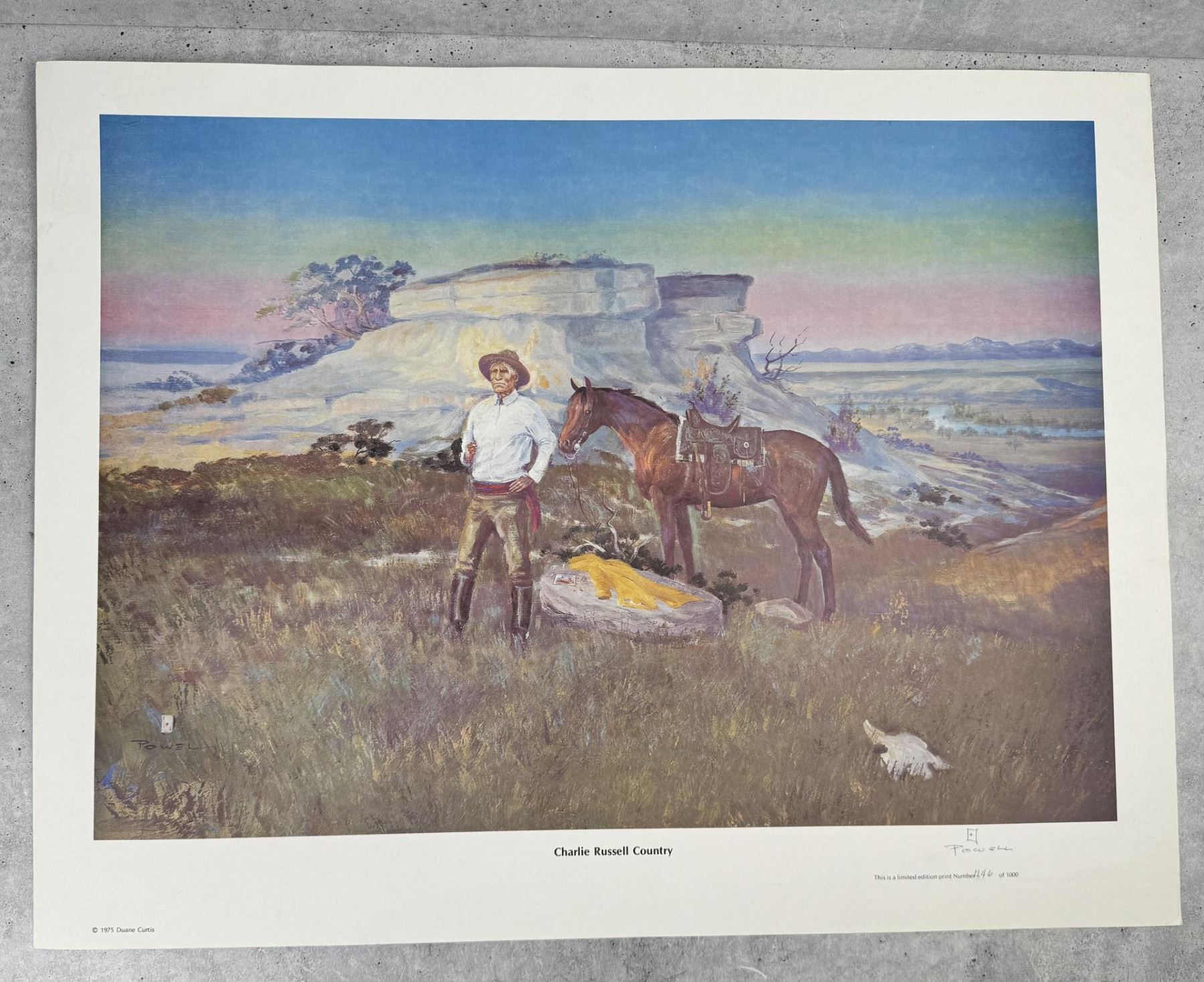 Ace Powell Charlie Russell Country Print