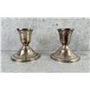 Image 2 : Sterling Silver Weighted Candlesticks