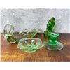 Image 1 : Collection of Uranium Vaseline Glass