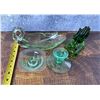 Image 4 : Collection of Uranium Vaseline Glass