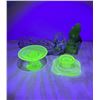 Image 7 : Collection of Uranium Vaseline Glass