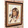 Image 1 : Arthur Boos Pastel Native American Drawing