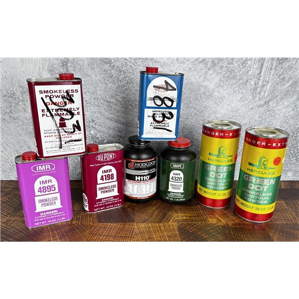 Collection of Rifle Reloading Powder