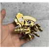 Image 3 : Brass Nautical Transit Sextant in Wood Case