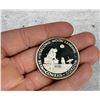 Image 1 : Second Moon Landing Sterling Silver Coin Medal