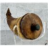Image 3 : Colonial American Ship Scrimshaw Powder Horn