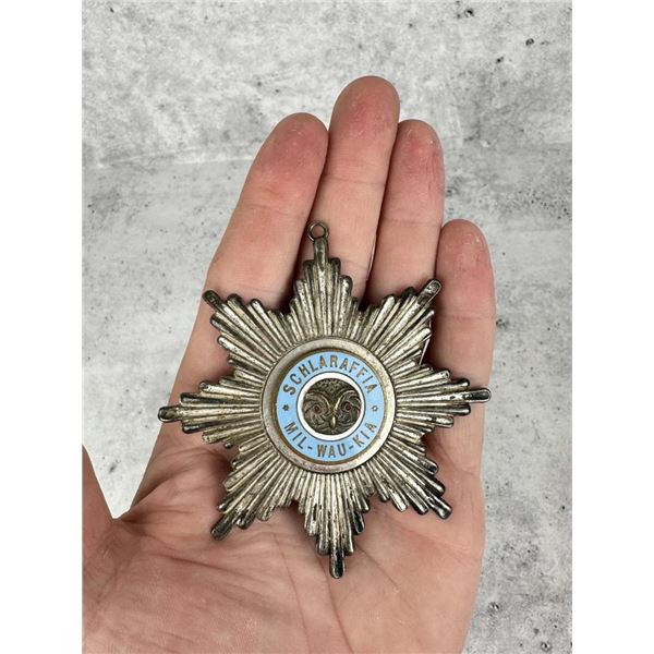 Schlaraffia Milwaukia Milwaukee Wisconsin Medal