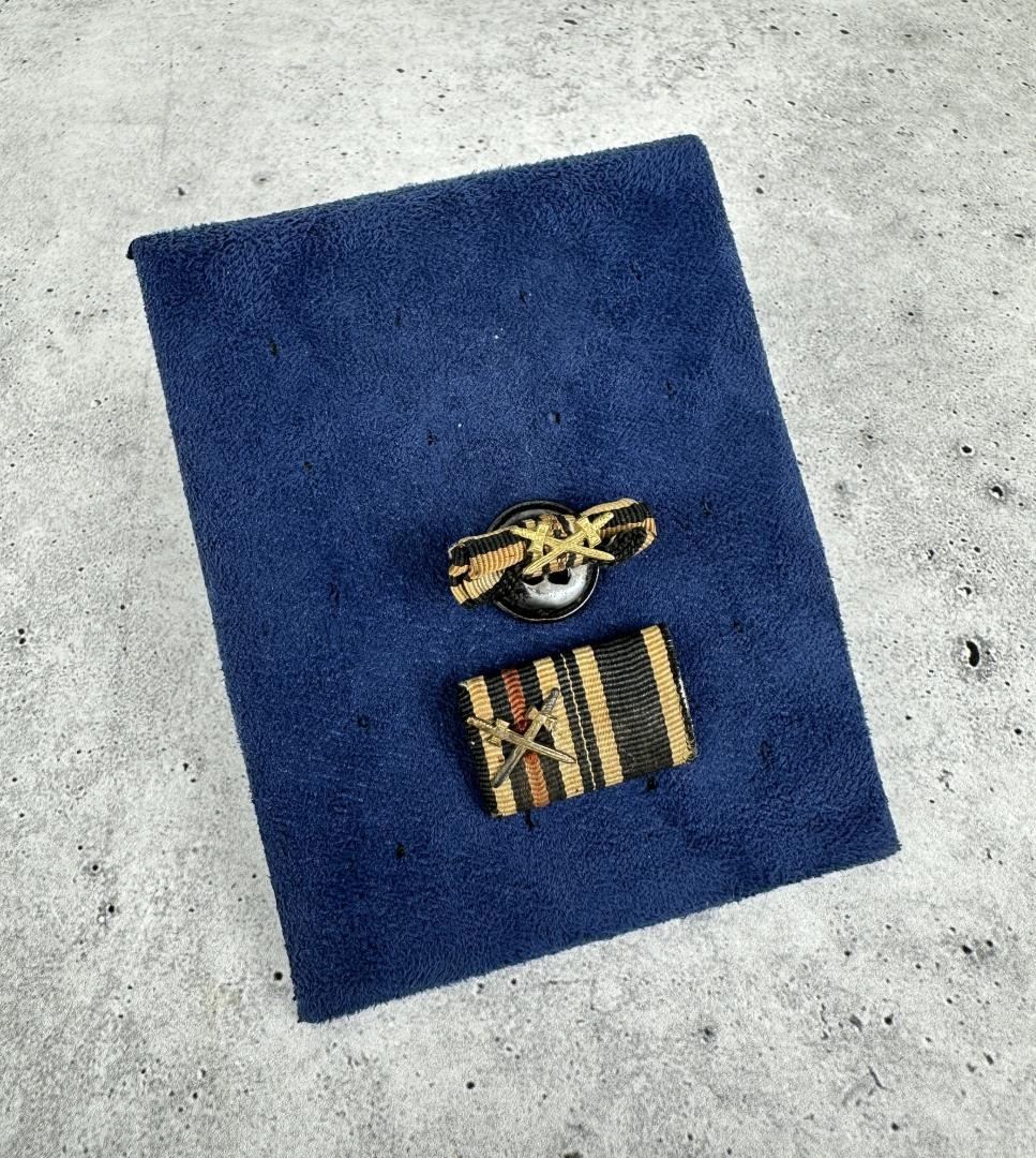 WW1 WWI German Ribbon Bar & Button Hole Ribbons