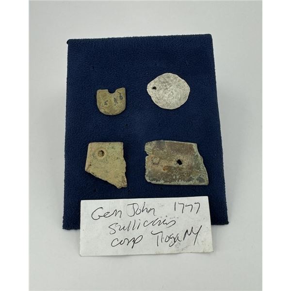 Items Recovered In Revolutionary War Camp Site