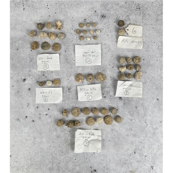 Large Collection Of Excavated Musket Balls