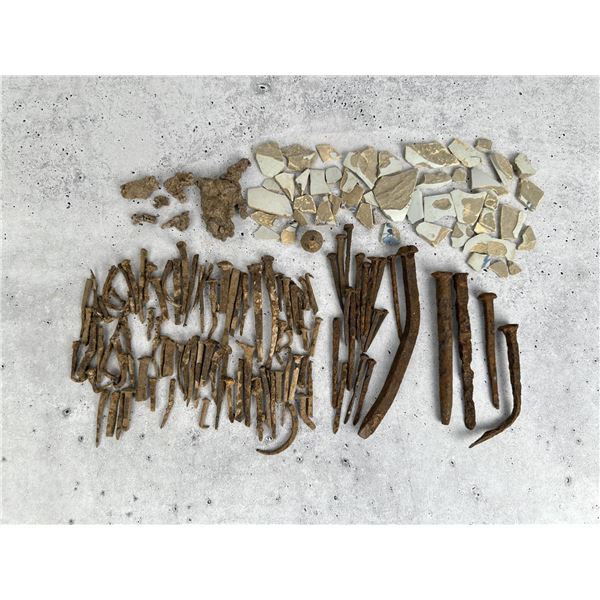 Group Of Relics From Fort Ticonderoga New York