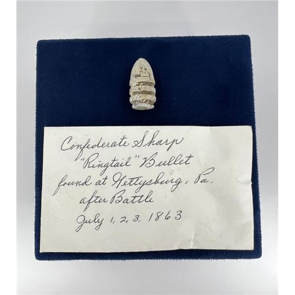 Civil War Sharps Ringtail Bullet Gettysburg