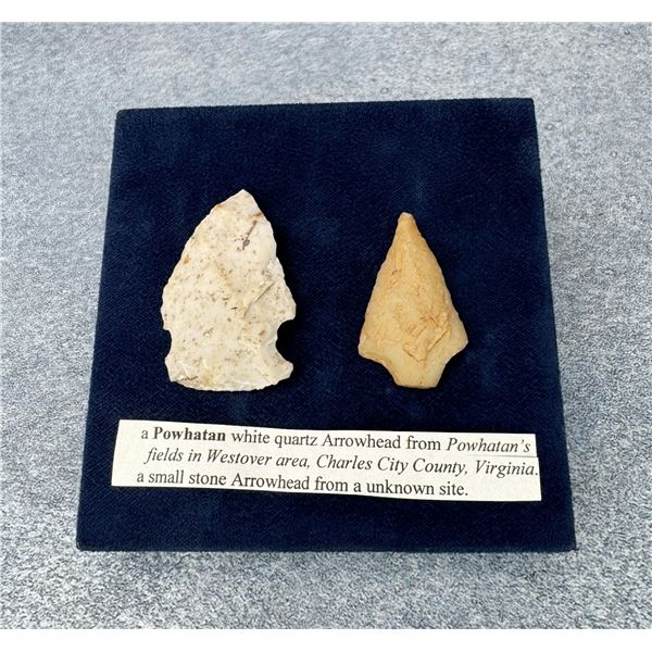 Ancient Native American Indian Arrowheads