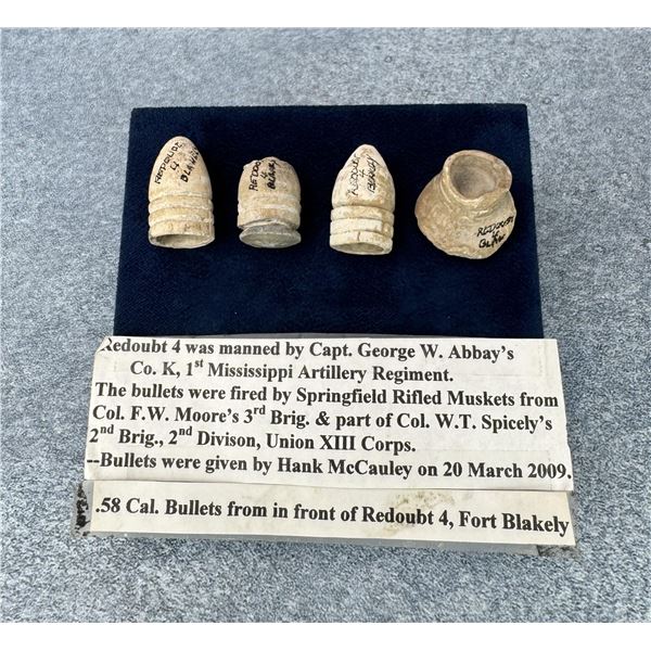 Civil War Bullets 1st Mississippi Artillery
