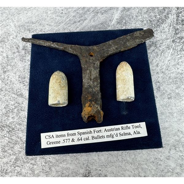 Civil War Confederate Artifact Lot