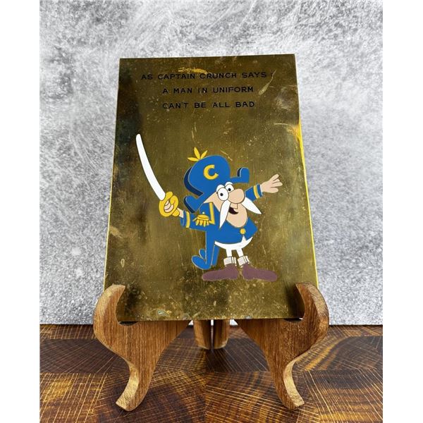 Vietnam War Captain Crunch Cartoon Plaque