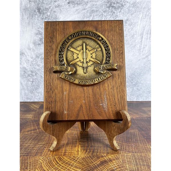 US Navy Explosive Ordnance Disposal Plaque