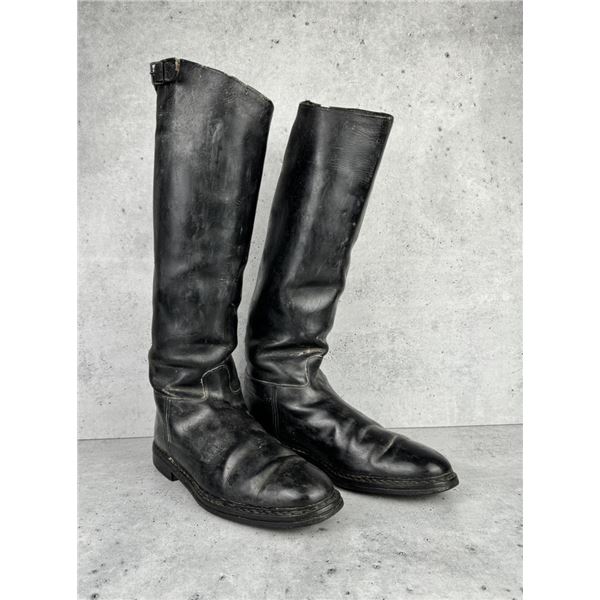 WW2 German Officer Leather Riding Boots