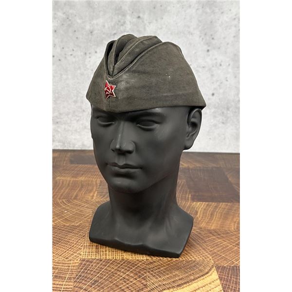 Soviet Russian Overseas Style Pilotka Hat Cap