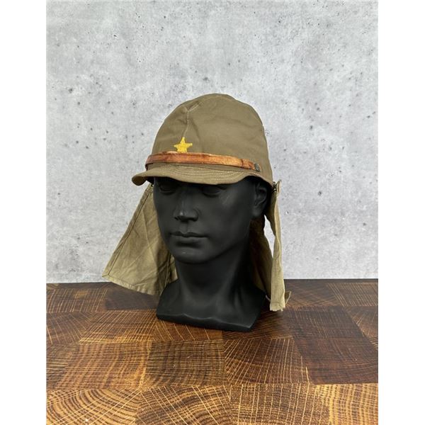 WW2 Japanese IJA Summer Havelock Field Cap