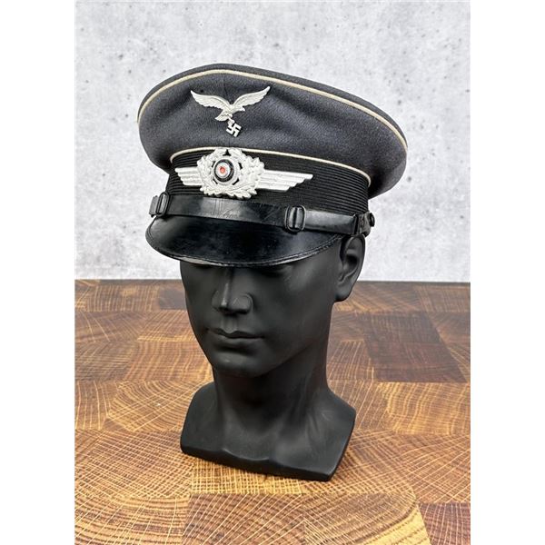WW2 German Luftwaffe Goring Division Visor Cap Hat