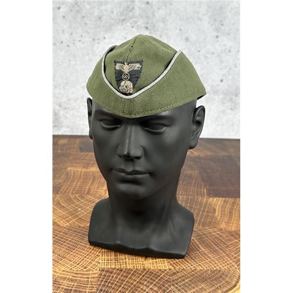 WW2 German SS Officer's Overseas Cap Hat