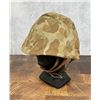Image 1 : WW2 M1 Fixed Bail Helmet w Camouflage Cover