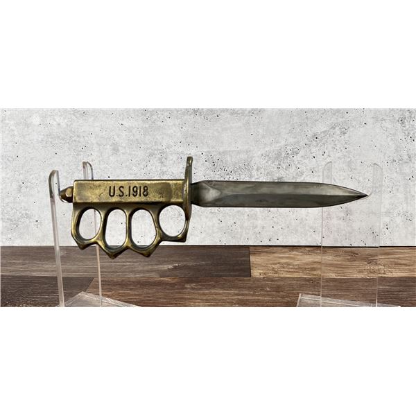 WWI WW1 1918 Trench Knuckle Knife