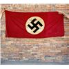 Image 1 : WW2 German NSDAP Battle Worn Banner Flag
