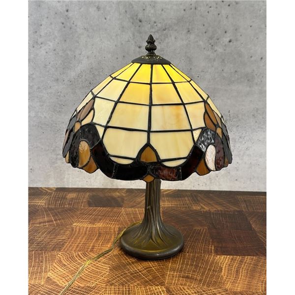 Slag Glass Lamp