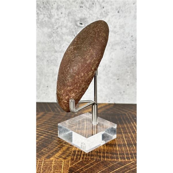 Ancient Native American Indian Boat Stone Artifact