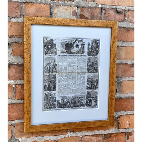 1854 California Gold Rush Letter Written by Miner