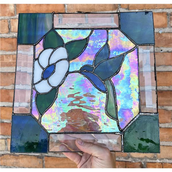 Hummingbird Stained Glass Window Sun Catcher