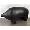 Image 2 : Omersa Leather Pig Footstool Ottoman