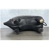 Image 3 : Omersa Leather Pig Footstool Ottoman