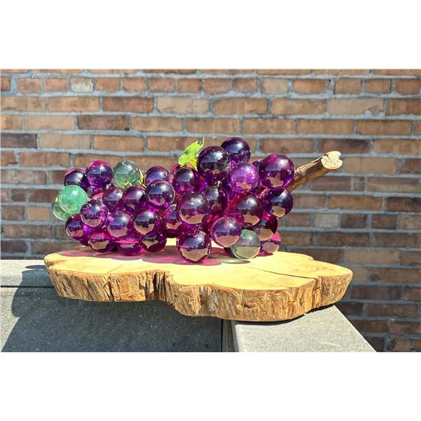 Mid Century Lucite Grapes